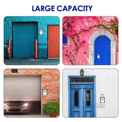 2 Pack Key Lock Box, Waterproof 4 Digits Combination Lockbox with Removable S…