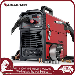 ARCCAPTAIN 160A MIG Welder 4 in 1 MIG/Lift TIG/Stick/Flux Core Welding Machine🔥