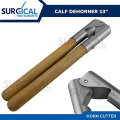 Calf Dehorner 13″ Horn Cutter with wooden handle Veterinary German Grade