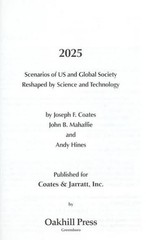 2025:Scenarios of US and Global Society Reshaped By Science & Tech on Flashdrive