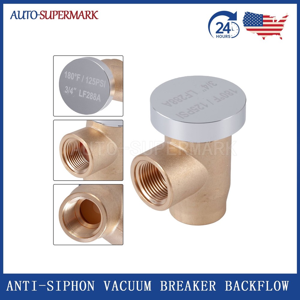 Watts LF288A Series 3/4″ Lead-Free Brass Anti-Siphon Vacuum Breaker Backflow