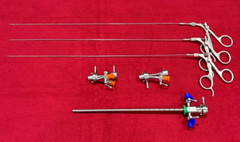 Hysteroscopy Cystoscopy Surgery Set 19FR with Semi Rigid Graspers 5FR Reusable