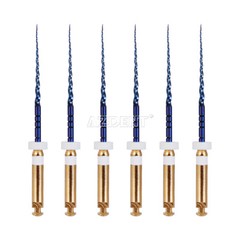 AZDENT Dental Endo Heat Activated Rotary Niti Files Engine Use 25mm /19mm SX-F3