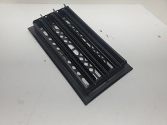 Empire Register 6×12″ Antique Textured Black Heavy Duty Floor Vent Cover