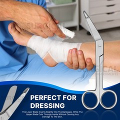 Left Handed Lister Bandage Scissors 5.50″ Stainless Steel German Grade