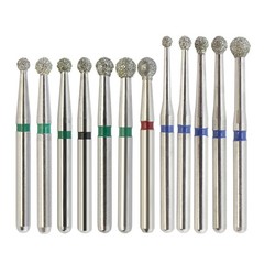 Diamond Dental Burs 856 379 801 FG Round End Taper Football Barrel Pear Flame