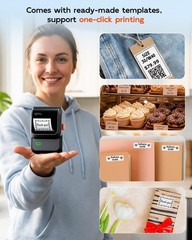 Label Maker Machine with Tape, M100 Address Barcode Label Printer, Versatile …