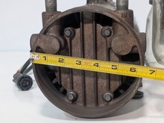 Gast 1022-V120-G272X vacuum pump, Doerr/GE 3/4HP 115/230V, dual glass filters