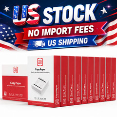 TRU RED Copy Paper 8.5×11 20 lb White 500 Sheets 10 Reams 5000 Sheets Carton
