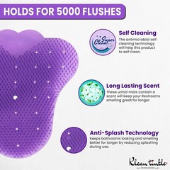 3 – 50 Scented Bathroom Urinal Screens Deodorizing Anti-Splash Fresheners Mats