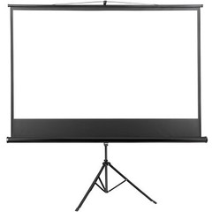 Projector Screen w/Stand 84 Inch Indoor Outdoor 16:9 HD Projection Screen Black