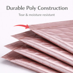 Matte Rose Gold Poly Bubble Mailers #2 8.5×12 Padded Envelopes 25 50 100 200