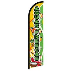 Aguas Frescas Windless Full Sleeve Advertising Smoothies Drinks Banner Flag