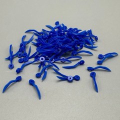 1000pc Dental Plastic Wedges XS/S/M/L Interdental Hole Matrix Contoured Assorted