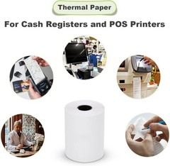 2 1/4″x50′ Thermal Paper Receipt Rolls Cash-Register 2.25inch Width 50ft Longth