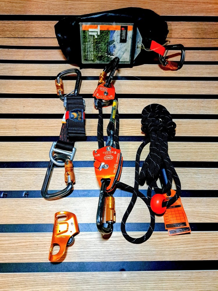 Gravitec Tower Rescue System Kit SMC Advance Tech HX Pulley Manual Rope Gear