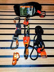 Gravitec Tower Rescue System Kit SMC Advance Tech HX Pulley Manual Rope Gear