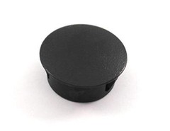 3/4″ Hole Nylon Locking Panel Plugs Black/White Dome Cover 15/16″ Top Width