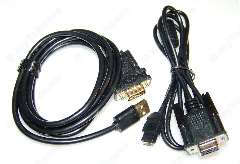 1x Bundle FTDI USB & HP48 Serial DB9 Cable for HP 48GX 48G+ 48G 48SX 48S + CD