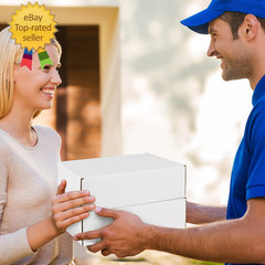 Shipping Boxes 7X5X2 Inches White Small Mailing Boxes 25 Pack Cardboard