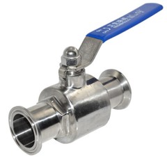 1.5 inch 1-1/2″ Sanitary Full Port Ball Valve Tri Clamp Ferrule SS316 Brew US.