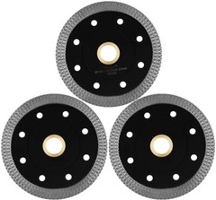 5pcs 4.5inch 115mm Diamond Mesh Turbo Saw Blade Cutting Disc for Porcelain Tile