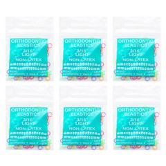 100Pcs/Bag JMU Dental Orthodontic Neon Intraoral Elastic Non-Latex Rubber Bands