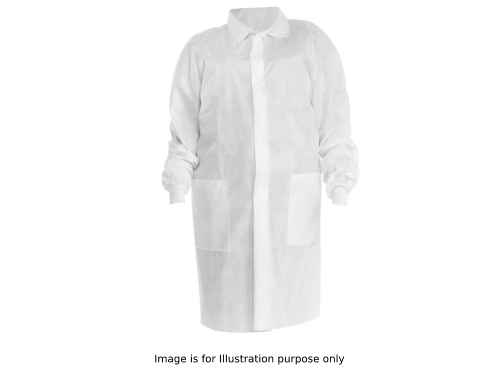 Kimberly-Clark 10122 – 10122 Lab Coat White 25/CS Lg