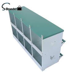 Easy To Install 8 Hole Metal Chicken Nesting Boxes For Chicken Hens Laying Eggs