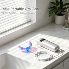 Red Light Therapy for Gums Health Red & Blue 16 LED Portable Personal Oral Care