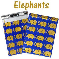 10×13″ Designer Owls, Cat’s Poly Mailers Combo Pack, Quality Shipping Envelopes!