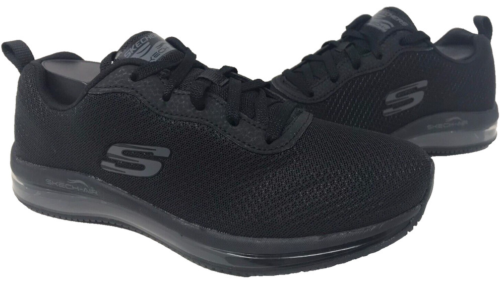 Skechers Women’s Work Relaxed Fit Skech Air SR Lace Up Shoes Black Size:10 180F