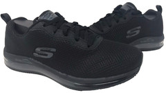 Skechers Women’s Work Relaxed Fit Skech Air SR Lace Up Shoes Black Size:10 180F