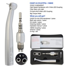 COXO Handpiece Dental High Speed Turbine Fiber Optic For KaVo MULTIflex Coupler