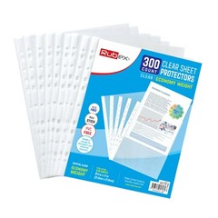 300 Sheet Protectors, Holds 8.5 x 11 inch Sheets