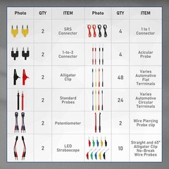 Automotive Circuit Test Leads Kit Electrical Auto Diagnostic Multimeter Test