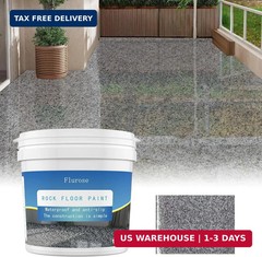 Epoxy Colored Sand Floor Paint, High-Gloss Self-Leveling Epoxy Coating for Inter