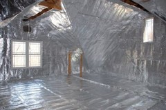 2500sqft 4ft Wide Perforated heavy Duty No Tear Attic Foil Radiant Barrier Wrap