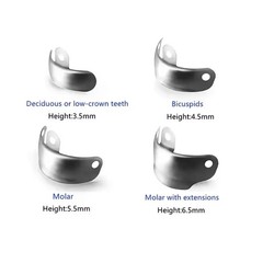 50Pcs Dental Matrix Bands Palodent V3 Style Sectional Contoured Matrices 16 Size