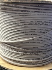 700ft + Spool Carol Coaxial Cable 20 AWG Natural C3500.41.86, 25lbs