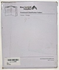 Blue Summit Supplies Pressboard Classification Folders Green 10 Pack Dividers