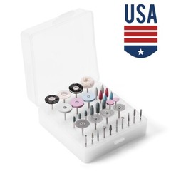 Dental Lab Polishing Kit Diamond Burs HP 2.35mm For Ceramics Porcelain Grinding