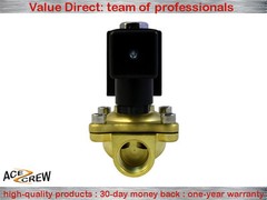 1/2 inch 12V DC Brass Electric Solenoid Valve NPT Gas Water Air Normally Closed