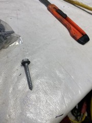 Hex 1/4”x2” Rubber Washer Head Pole Gripper Roofing Screws Galvanized Coated #10