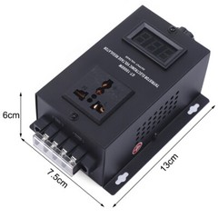 10000W Variable Voltage Regulator Dimmer Motor Speed Controller AC 110V SCR New