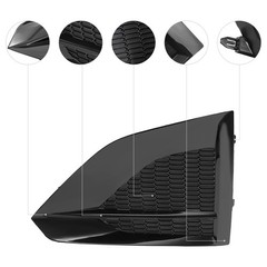 Fog Light Cover Grille Front Bumper Fog Lamp Bezel Trim (left)