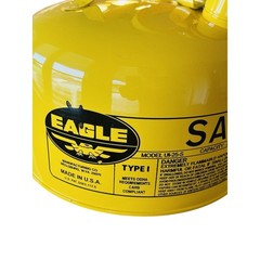 Type I Safety Can Diesel 2.5 Gallon Yellow Steel Flame Arrester OSHA NFPA UL