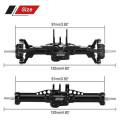 Injora Frontrear Axles Set – 4Mm Extended Aluminum Complete Axles For Trx4M