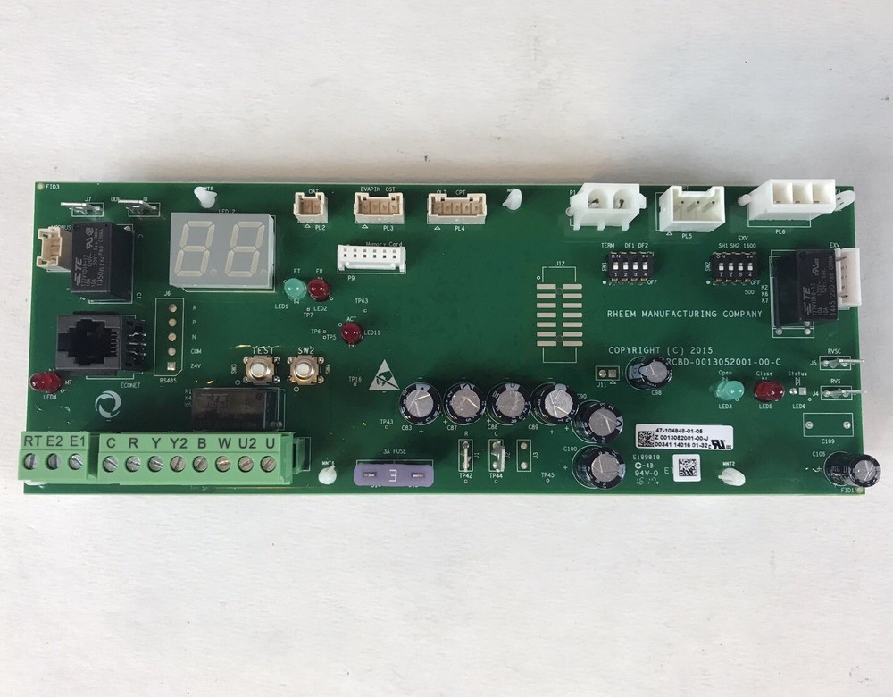 NEW GENUINE OEM RHEEM 47-104848-01 VARIABLE SPEED CONTROL BOARD for RA20, RP17