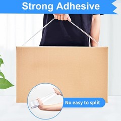 Clear BOPP Packing Tape – 18 Rolls, 2.8mil Thickness, Waterproof for Shipping